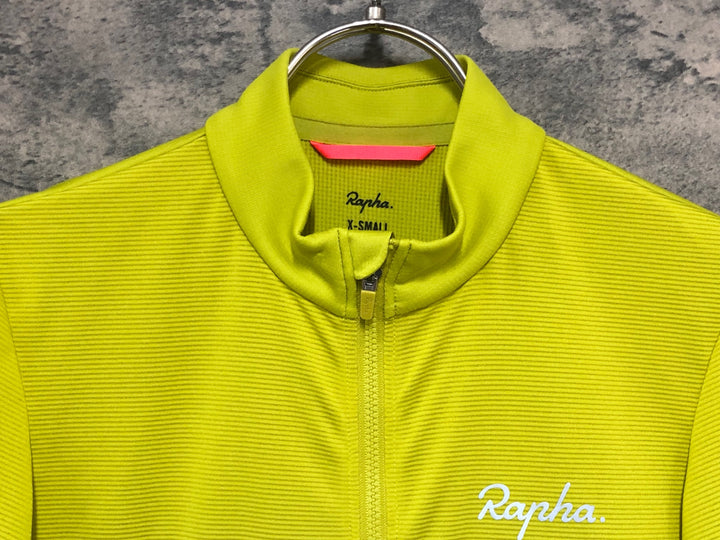 KL638 ラファ Rapha BREVET 半袖 サイクルジャージ 黄 XS