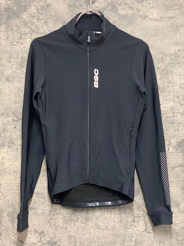 KB614 ブラックシープ BLACK SHEEP THERMAL JACKET 長袖 サイクルジャケット 黒 XS 裏起毛