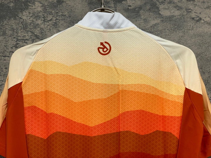 JV966 レリック reric Echo Standerd Jersey 半袖 サイクルジャージ S 白オレンジ