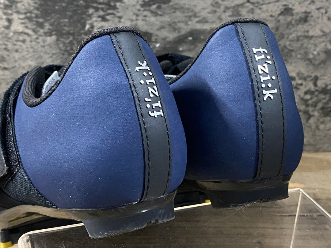 KI700 フィジーク Fizik テンポ パワーストラップ TEMPO R5 POWERSTRAP ビンディングシューズ EU44 3穴 紺