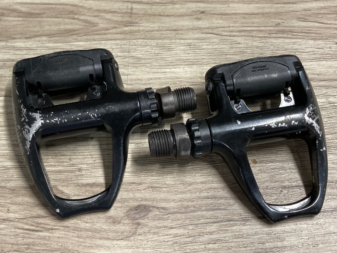 JV042 シマノ SHIMANO PD-R540 ビンディングペダル SPD-SL 黒