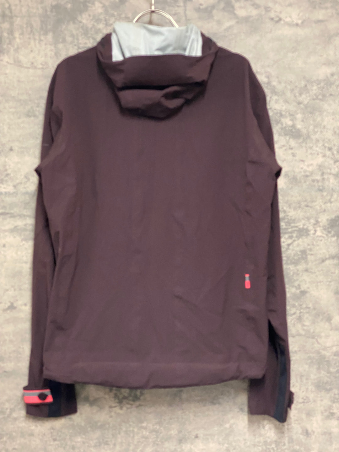 JV920 ラファ Rapha HOODED RAIN JACKET 長袖 レインジャケット バーガンディ S