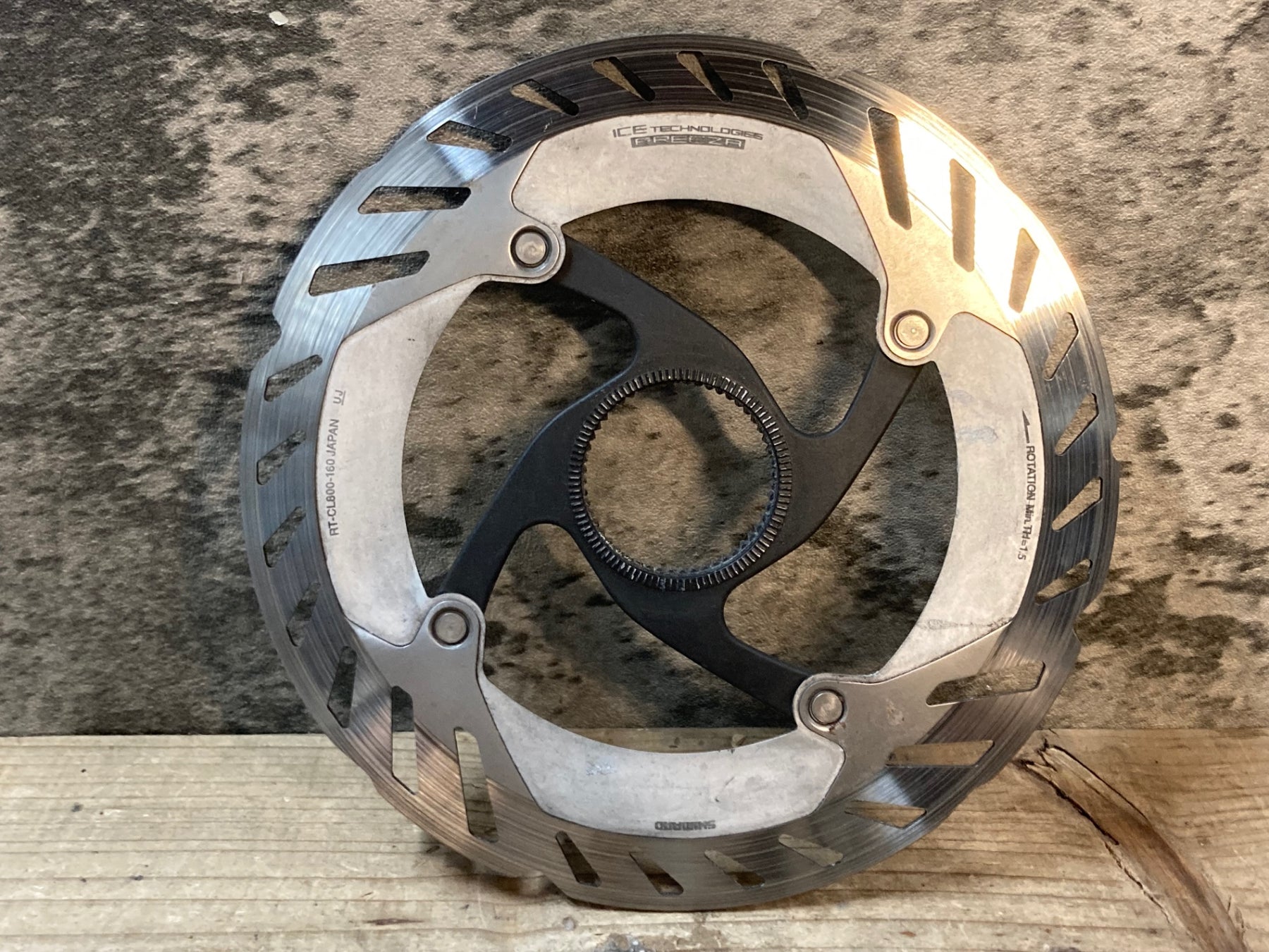 JO774 シマノ SHIMANO RT-CL800 ディスクブレーキローター Φ160 1枚