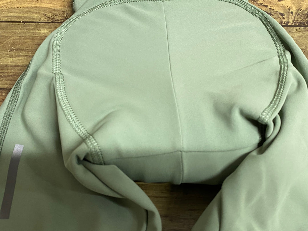 JY525 パスノーマルスタジオ PAS NORMAL STUDIOS Essential Thermal Bibs ビブショーツ オリーブ レディース S ※裾ゴム切れ
