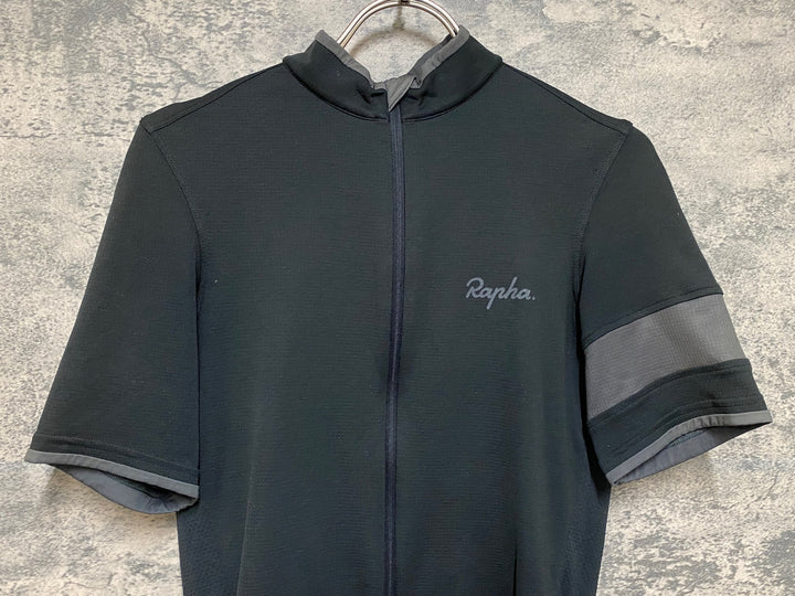 JO352 ラファ Rapha SUPER LIGHTWEIGHT JERSEY 半袖サイクルジャージ S 黒