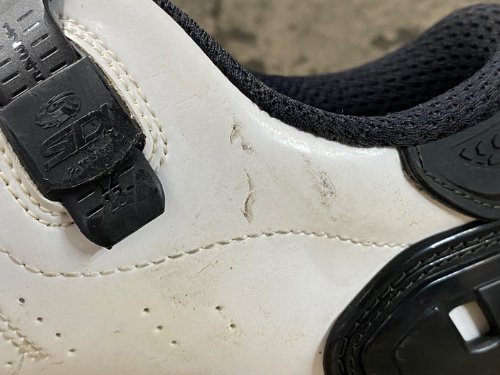 JW174 シディ SIDI ERGO5 MEGA ビンディングシューズ 白 EU43 3穴