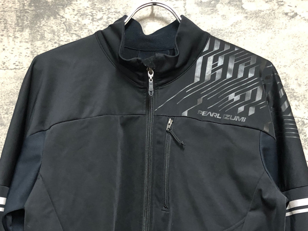 KD664 パールイズミ PEARL iZUMi 長袖 サイクルジャケット XL 黒 裏起毛