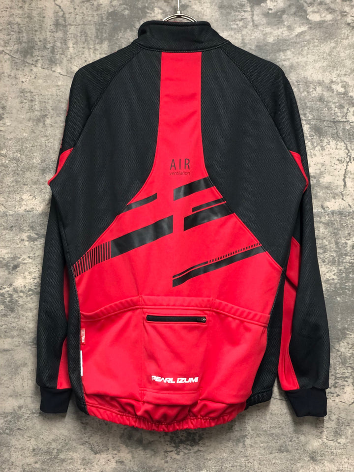 KK805 パールイズミ PEARLiZUMi ウィンドブレーク 長袖 サイクルジャケット 赤 M