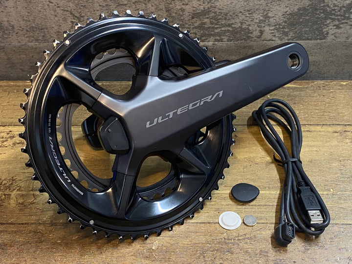JN035 シマノ SHIMANO アルテグラ ULTEGRA FC-R8100-P 170mm 50/34T 両足計測パワーメーター クランクセット 接続確認済