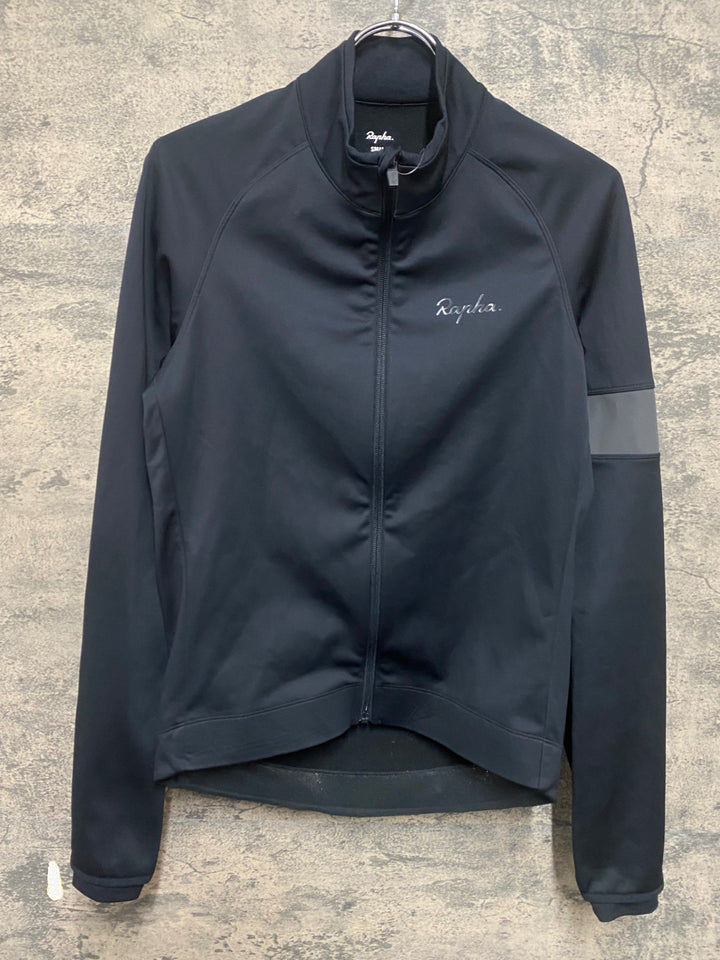 KQ989 ラファ Rapha CORE WINTER JACKET 長袖 サイクルジャケット 黒 S 裏起毛