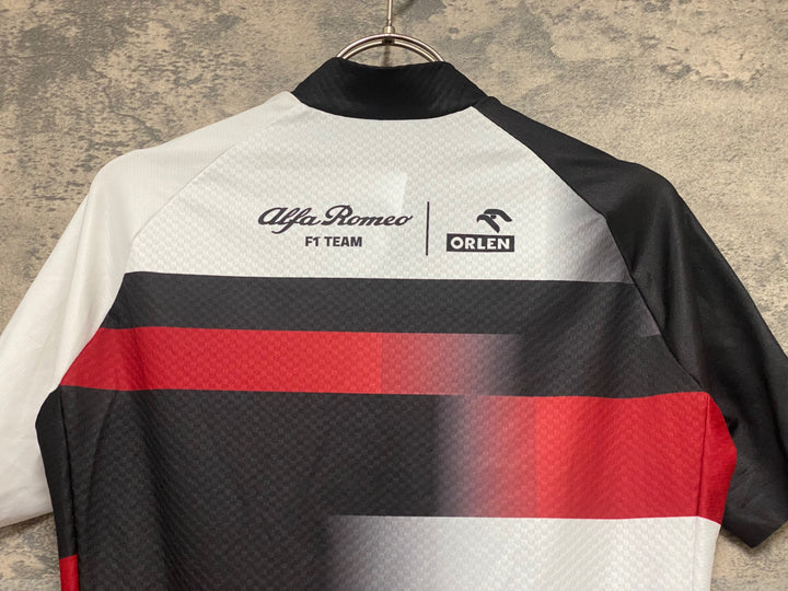 KA904 アソス ASSOS 半袖 サイクルジャージ 赤 黒 S Alfa Romeo F1