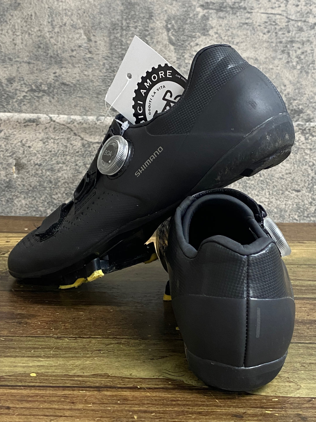 KL543 シマノ SHIMANO RC5 SH-RC500 ビンディングシューズ 黒 EU40