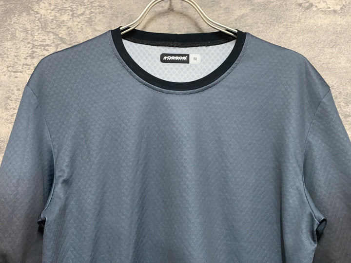JM775 アソス ASSOS OFFROAD 半袖 トレイル ドライTシャツ グレー 黒 M