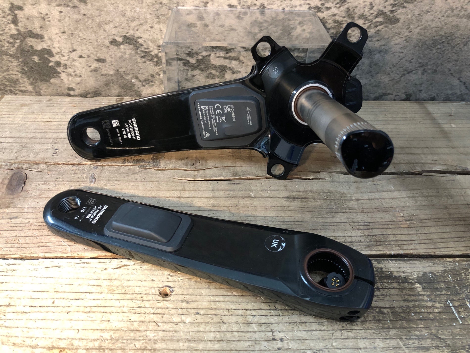 SHIMANO DURA-ACE クランクアーム 170mm ブラック JU234 シマノ SHIMANO デュラエース DURA-ACE FC-R9200-P パワー