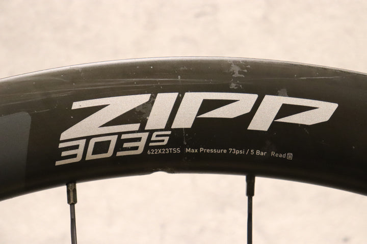 ジップ ZIPP 303S カーボン チューブレスレディ シマノ 12/11S ホイールセット 【さいたま浦和店】