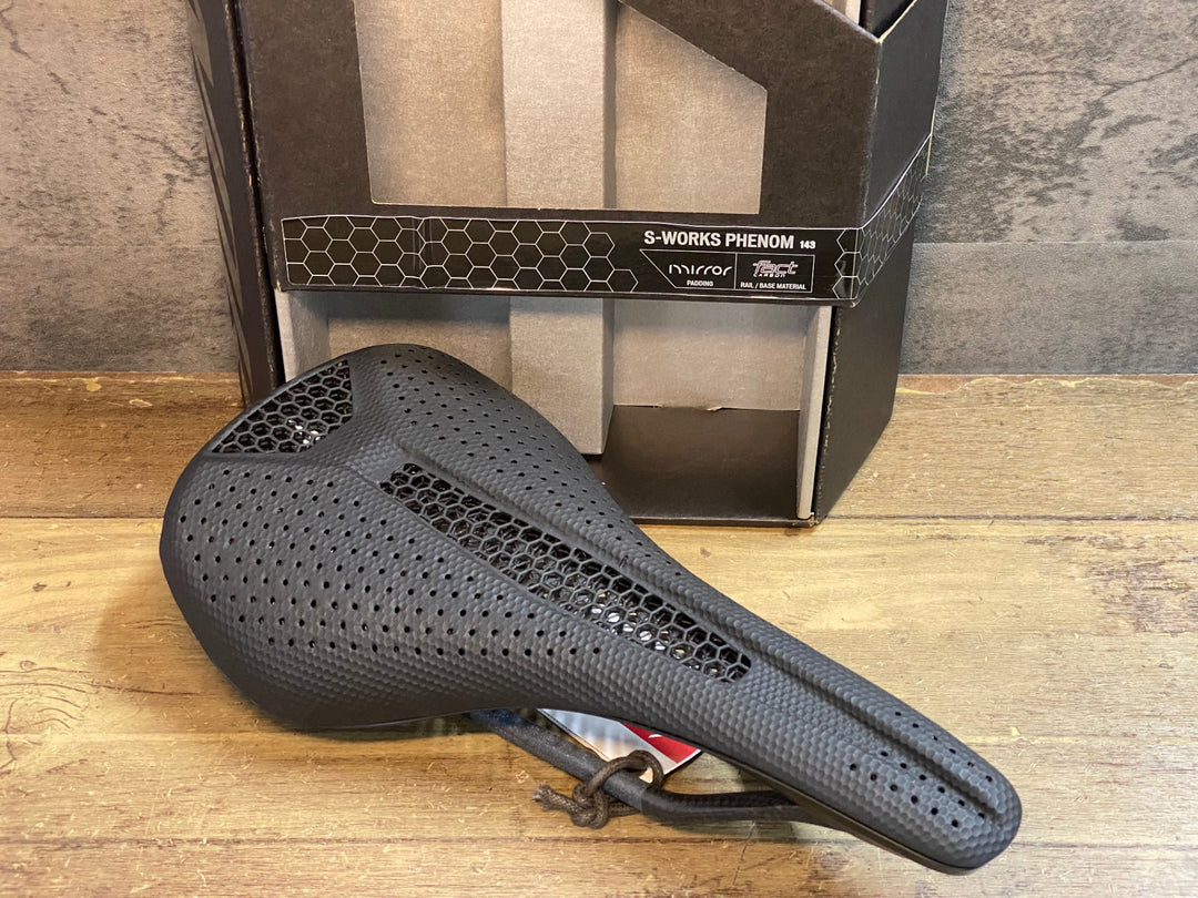 JN705 スペシャライズド SPECIALIZED S-WORKS PHENOM MIRROR サドル 143mm カーボンレール