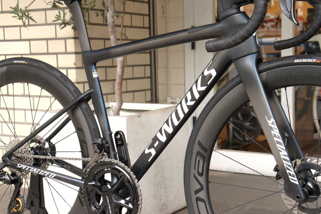 スペシャライズド SPECIALIZED ターマック S-WORKS TARMAC SL8 2024モデル 49サイズ シマノ デュラエース R9270 Di2 MIX 12S カーボン ロードバイク RAPIDE CLX 1 【横浜店】