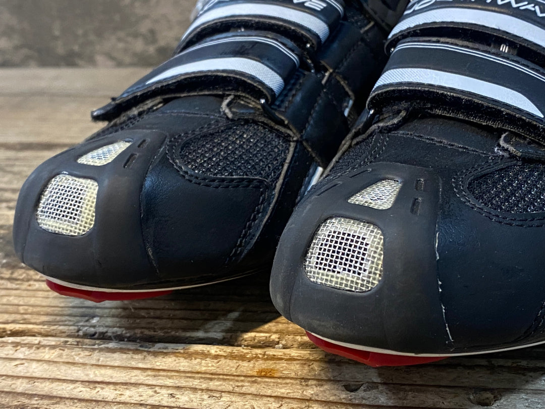 JR509 ノースウェーブ NORTHWAVE AERLITE 3 shoes ビンディングシューズ 黒赤白 EU41