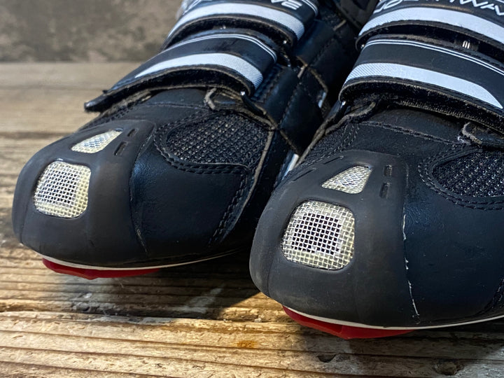 JR509 ノースウェーブ NORTHWAVE AERLITE 3 shoes ビンディングシューズ 黒赤白 EU41