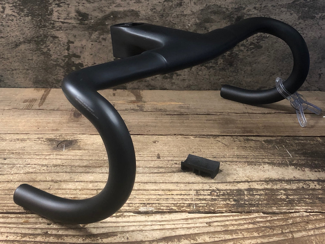 JO989 キャニオン CANYON H31 ERGO COCKPIT CF ステム一体型カーボンドロップハンドル ブラケットC-C420mm 突出し90mm