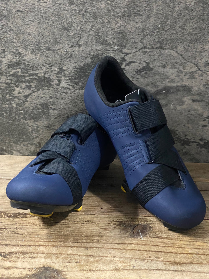 KI700 フィジーク Fizik テンポ パワーストラップ TEMPO R5 POWERSTRAP ビンディングシューズ EU44 3穴 紺