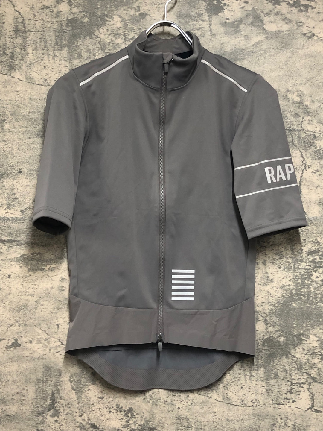 KM126 ラファ Rapha PRO TEAM INFINIUM JERSEY 長袖 サイクルジャージ グレー S