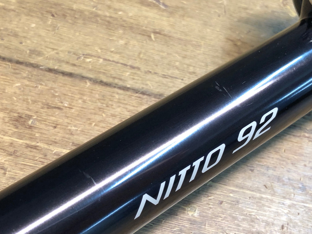 JK429 日東 NITTO 92 アルミ シートポスト 黒 250mm Φ27.2
