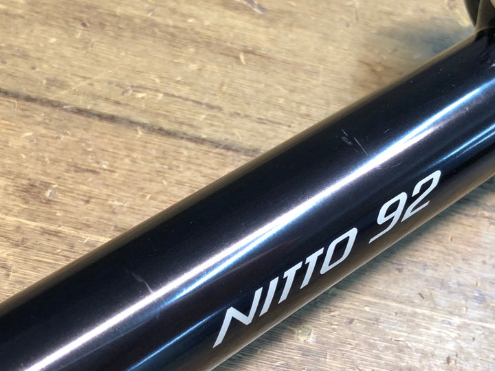 JK429 日東 NITTO 92 アルミ シートポスト 黒 250mm Φ27.2