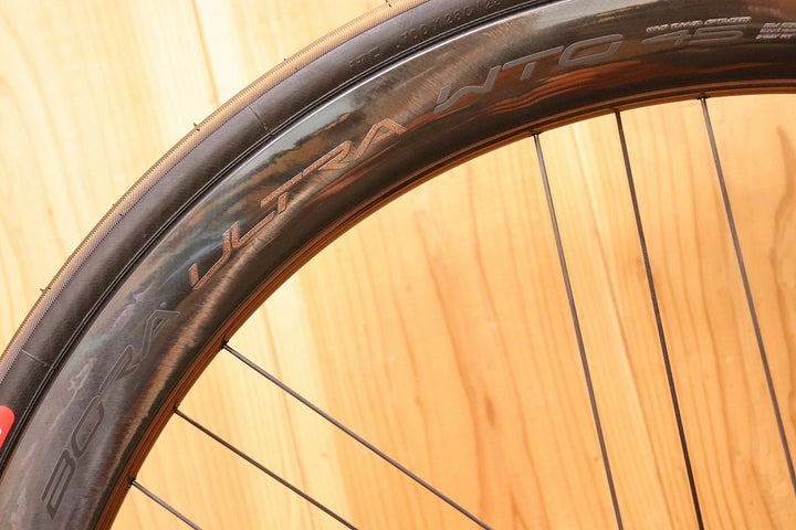 カンパニョーロ CAMPAGNOLO ボーラ BORA ULTRA WTO 45 DB カーボン チューブレスレディ ホイールセット シマノ 11S/12S 19C 【芦屋店】