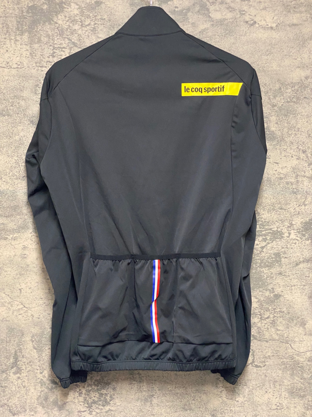 KN379 ルコックスポルティフ le coq sportif 長袖 サイクルジャージ 黒 M