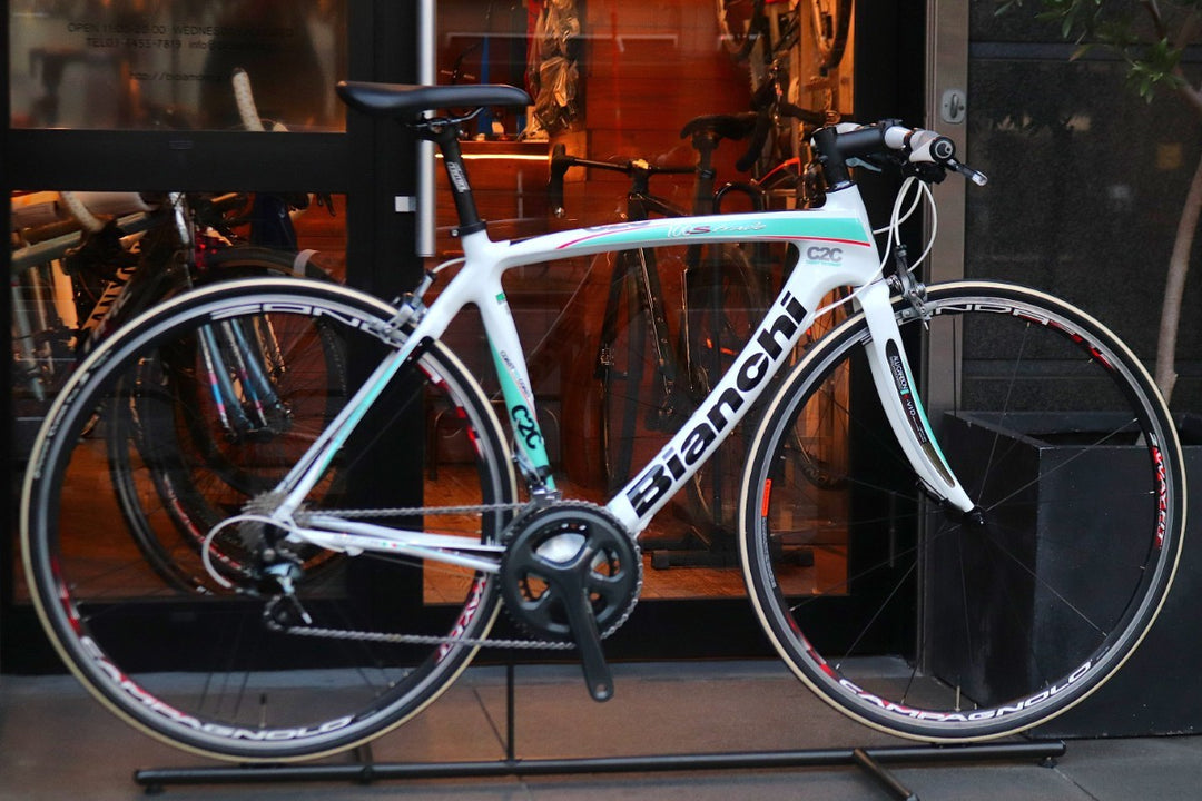 ビアンキ BIANCHI チェントストラーダ C2C 100STRADE 2012モデル 53サイズ シマノ ティアグラ 4700 MIX 10S カーボン ロードバイク フラットバー 【東京南麻布店】