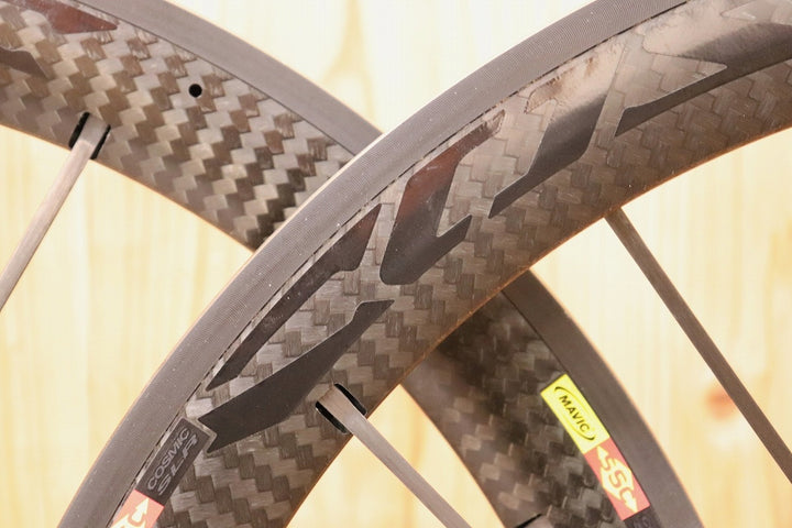 マビック MAVIC コスミック COSMIC CARBON SLR EXALITH アルミ カーボン クリンチャー ホイールセット カンパニョーロ 11S/12S ナローリム 13C 【芦屋店】
