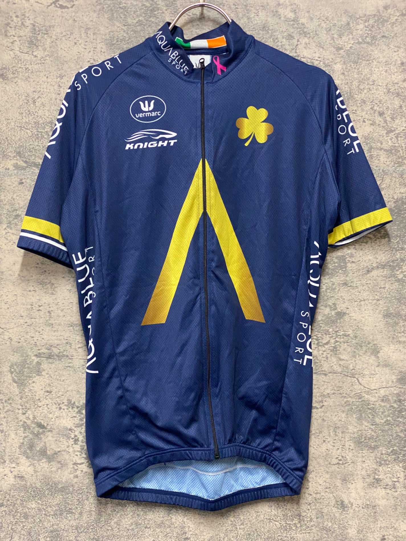 KI160 フェルマルク VERMARC 半袖 サイクルジャージ ネイビー S