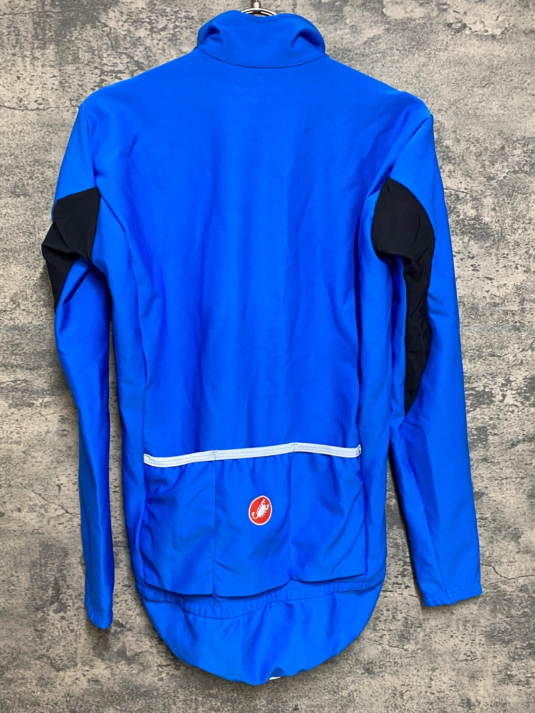 JS470 カステリ CASTELLI AERO LITE JKT 長袖 サイクルジャケット 水色 S GORE-TEX WINDSTOPPER