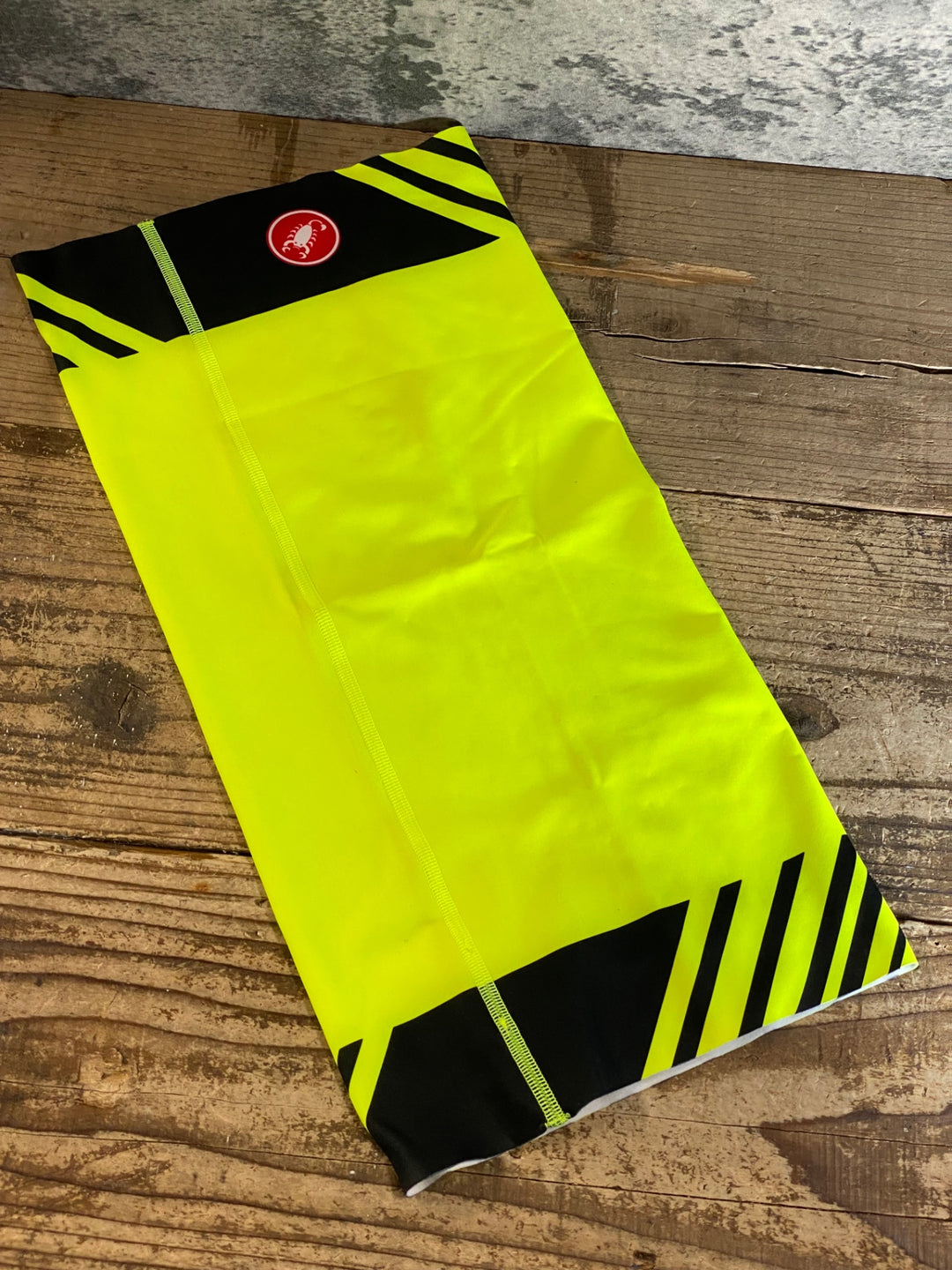JR077 カステリ CASTELLI ネックウォーマー 黄緑 ワンサイズ 裏起毛