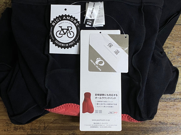 KL313 パールイズミ PEARLiZUMi レーサーパンツ 黒 L 裏起毛