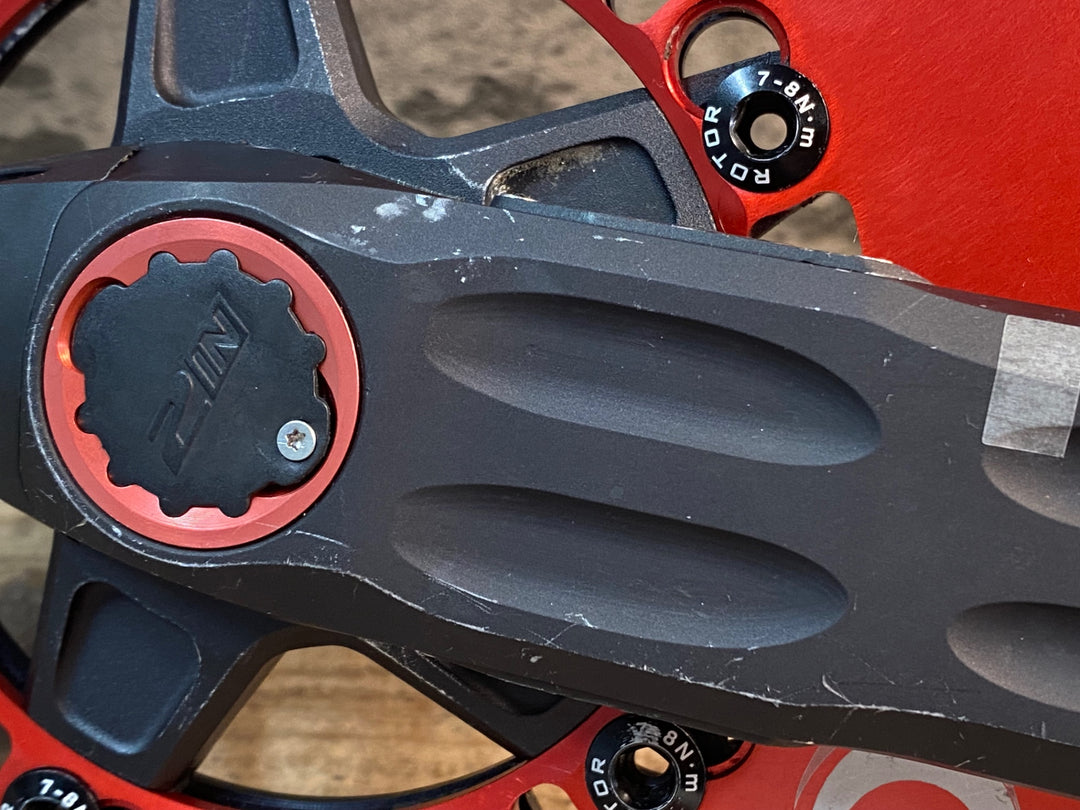 IX282 ローター ROTOR 2IN POWER パワーメーター クランクアーム 170mm 楕円チェーンリング 52/36T 動作確認済