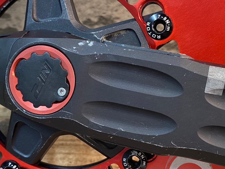 IX282 ローター ROTOR 2IN POWER パワーメーター クランクアーム 170mm 楕円チェーンリング 52/36T 動作確認済