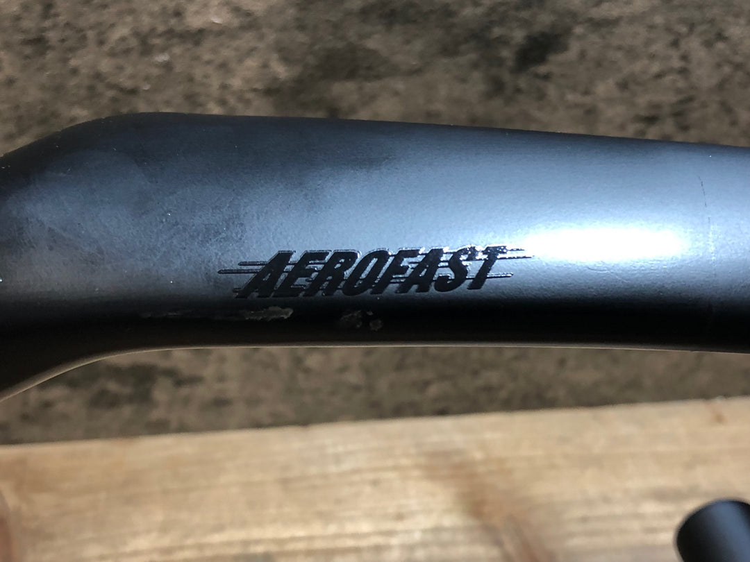 KM282 TNI エアロファスト AEROFAST カーボン ドロップハンドル ブラケットC-C400mm Φ31.8