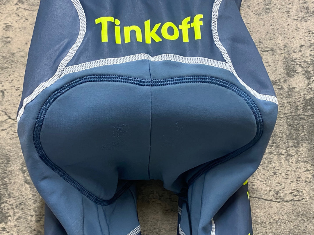 KJ866 スポーツフル sportful ビブタイツ 水色 L 裏起毛 TINKOFF