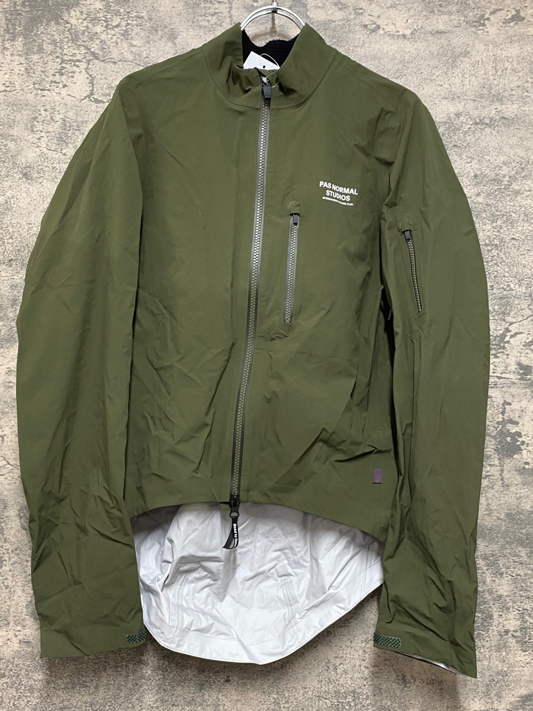 JP756 パスノーマルスタジオ PAS NORMAL STUDIOS Mechanism Rain Jacket 長袖 レインジャケット 緑 S