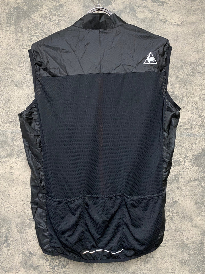 KC851 ルコックスポルティフ le coq sportif サイクルベスト ジレ 黒 L