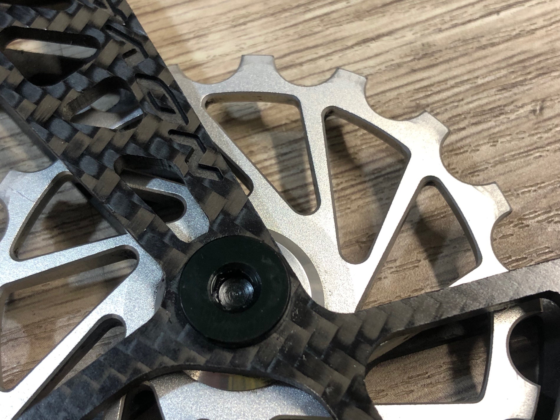 JQ886 ノバライド NOVA RIDE ビッグプーリー シルバー 7/17T SHIMANO