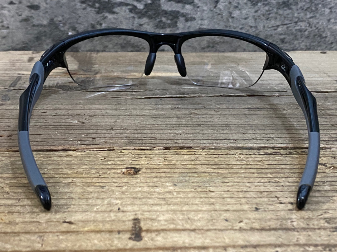 KK044 オークリー OAKLEY ハーフジャケット HALF JACKET アイウェア サングラス 黒 クリアレンズ