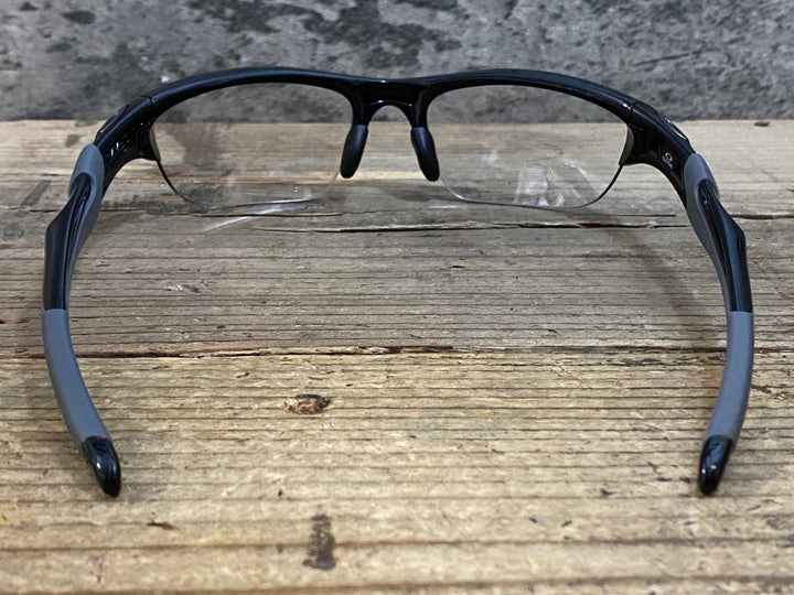 KK044 オークリー OAKLEY ハーフジャケット HALF JACKET アイウェア サングラス 黒 クリアレンズ