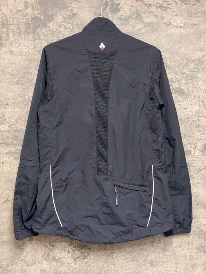 JO162 モンベル mont-bell 長袖 ウィンドブレーカー ジャケット 黒 レディース M