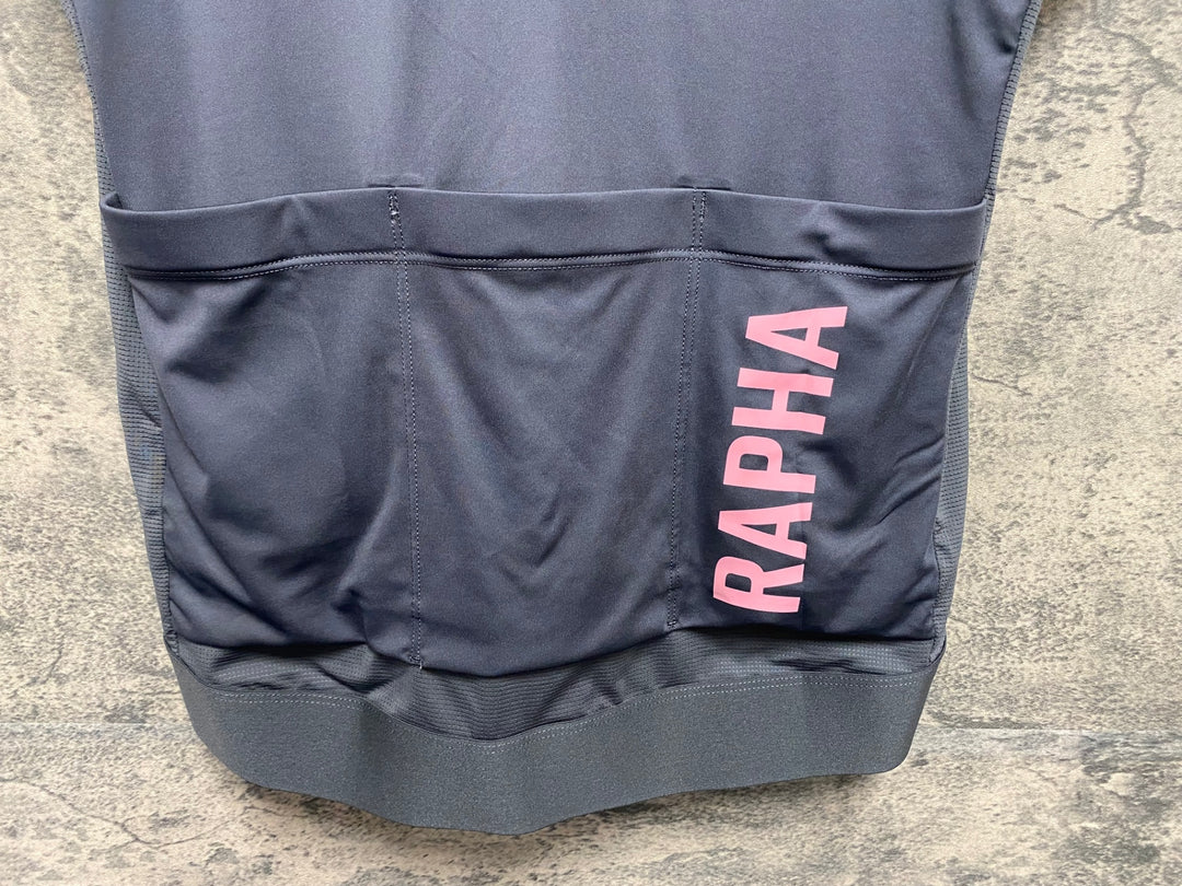 KR165 ラファ Rapha PRO TEAM TRAINING JERSEY 半袖 サイクルジャージ グレー M