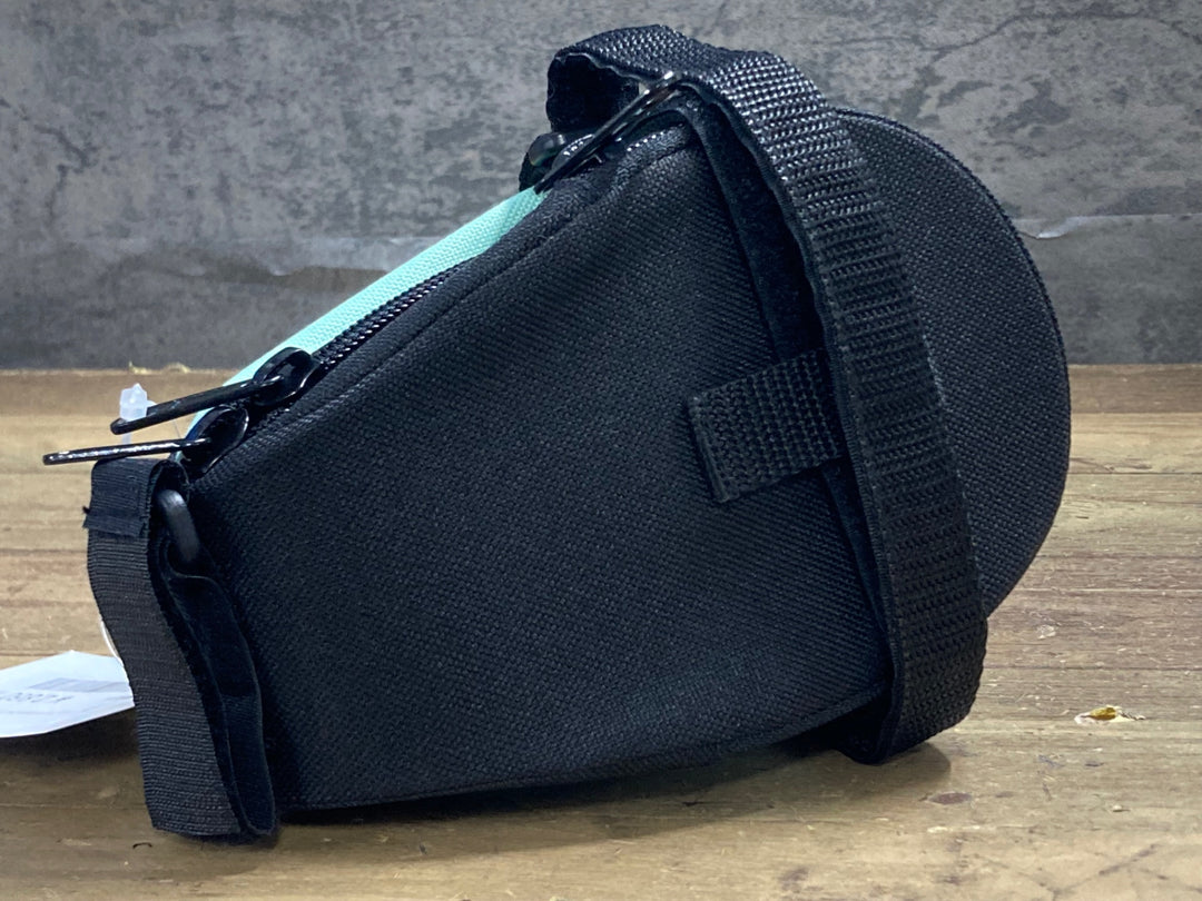 KL114 ビアンキ BIANCHI サドルバッグ 黒 チェレステ