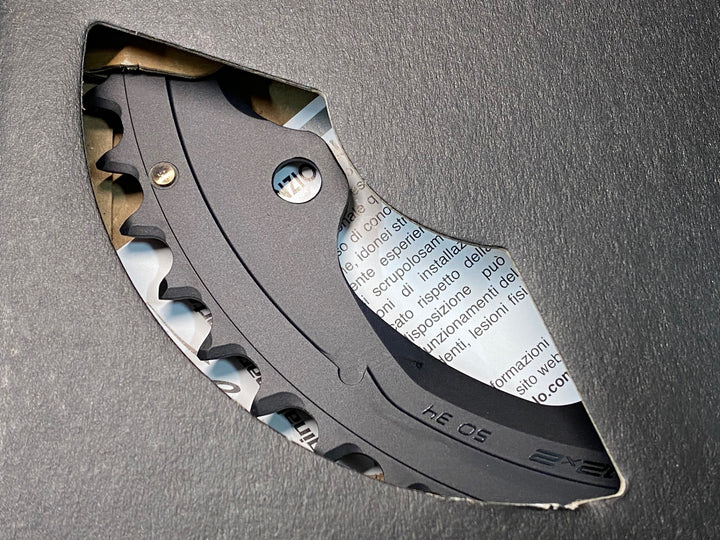 JJ334 カンパニョーロ CAMPAGNOLO SUPER RECORD チェーンリング Chainring + screws 50/34T セット