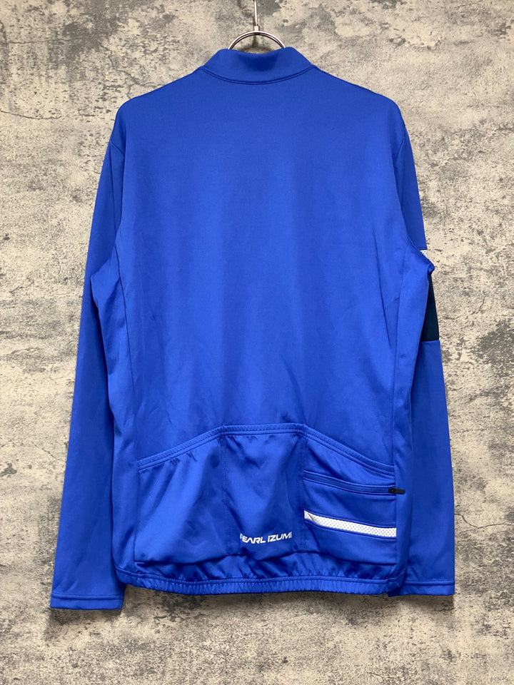JW041 パールイズミ PEARL iZUMi 長袖サイクルジャージ 青 MEN'S XL